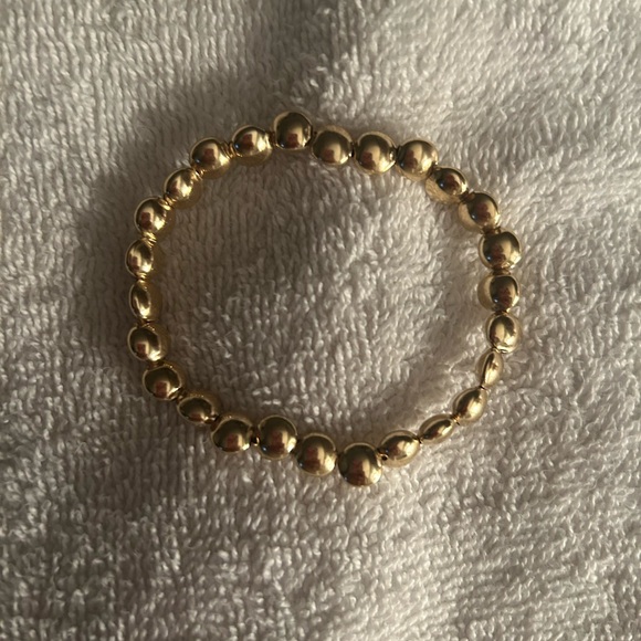 Callie Lee gold beaded bracelet NEW - Picture 1 of 2